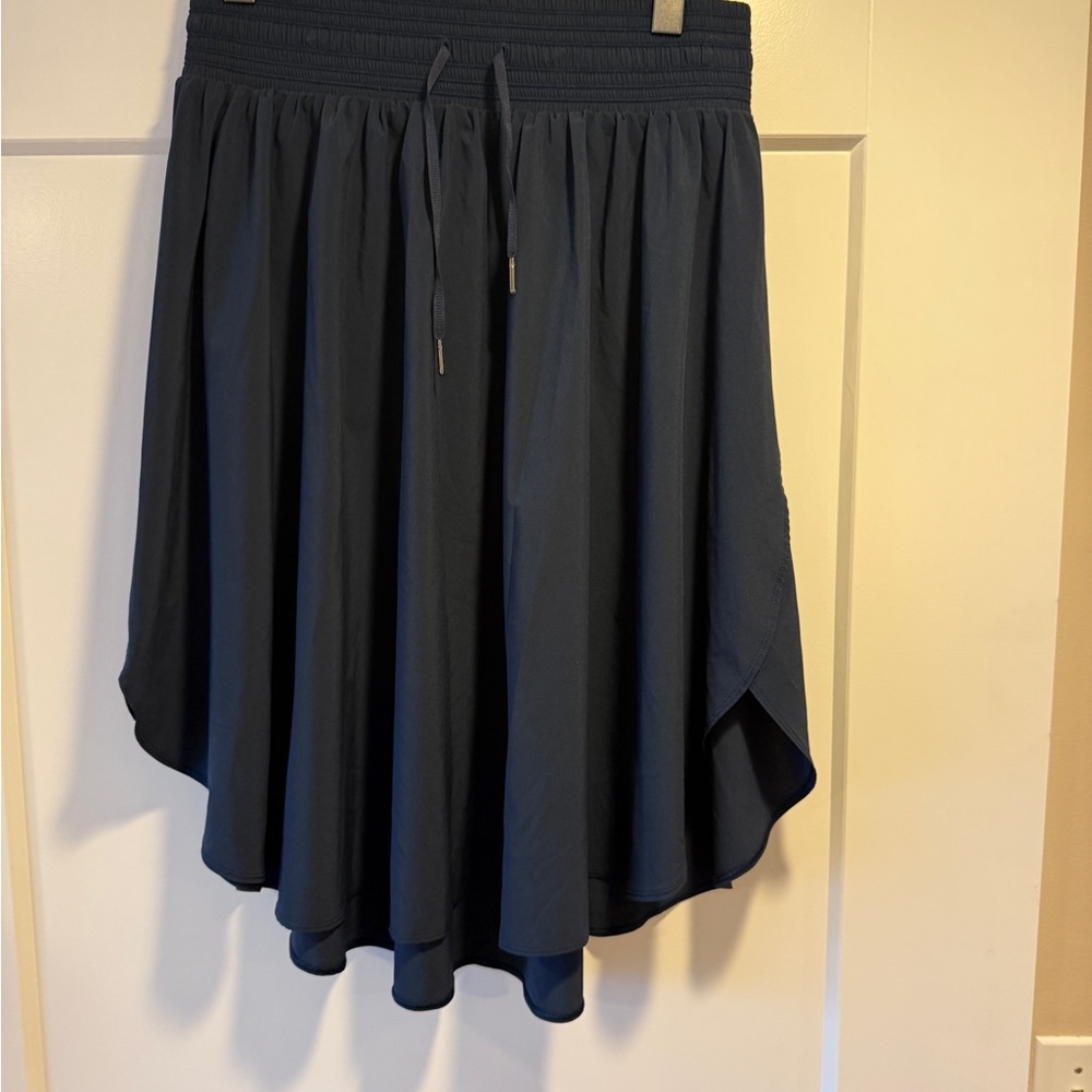 Lululemon Athletica Asymmetrical Navy Skirt